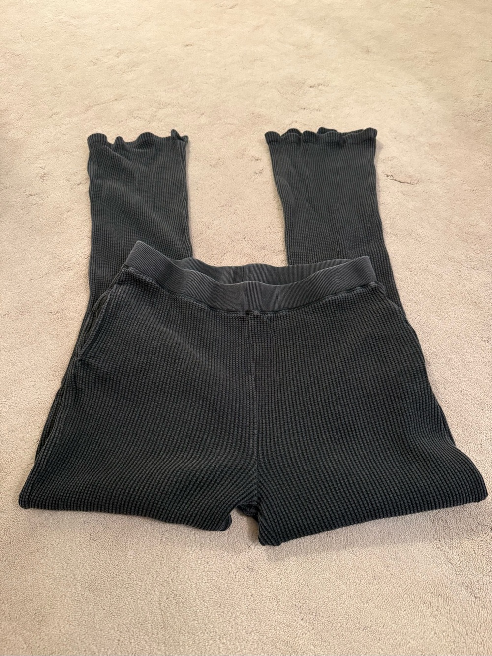 Mododoc Waffle Flare Sweatpants